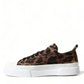 Dolce & Gabbana Elegant Leopard Print Casual Sneakers