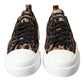 Dolce & Gabbana Elegant Leopard Print Casual Sneakers