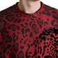 Dolce & Gabbana Elegant Leopard Print Pullover Sweater