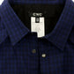 Costume National Chic Blue Checkered Casual Cotton Shirt