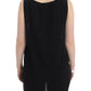 Costume National Chic Multicolor Sleeveless Top