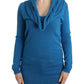 Costume National Chic Blue Scoop Neck Knit Sweater