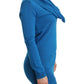 Costume National Chic Blue Scoop Neck Knit Sweater