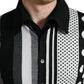 Dolce & Gabbana Elegant Striped Silk Blend Cardigan