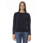 Baldinini Trend Blue Wool Women Sweater