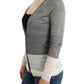 Costume National Chic Gray Lightweight Cardigan