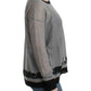 Costume National Chic Asymmetric Embellished Knit Sweater