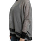 Costume National Chic Asymmetric Embellished Knit Sweater