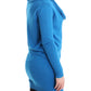 Costume National Cozy Scoop Neck Blue Knit Sweater