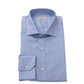 Bagutta Light Blue Cotton Men Shirt