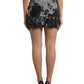 Dolce & Gabbana Chic High Waist Mini Denim Skirt with Lace Trim