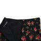 Dolce & Gabbana Floral A-Line Mini Skirt with High Waist