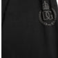 Dolce & Gabbana Elegant Black Cotton Joggers with Logo Embroidery