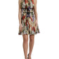 Dolce & Gabbana Floral Elegance Silk Chiffon Mini Dress