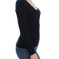 Ermanno Scervino Chic Blue Wool Blend Sweater