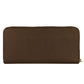 Baldinini Trend Exquisite Leather Zip Wallet in Brown