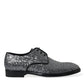 Dolce & Gabbana Exquisite Sequined Derby Dress Shoes