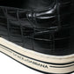 Dolce & Gabbana Elegant Crocodile Leather Low-Top Sneakers