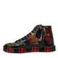 Dolce & Gabbana Chic Multicolor High-Top Sneakers