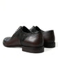 Dolce & Gabbana Elegant Brown Formal Derby Dress Shoes