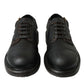 Dolce & Gabbana Elegant Mens Leather Derby Dress Shoes