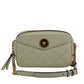 Versace Elegant White Lamb Leather Camera Bag