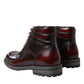 Dolce & Gabbana Dapper Dual-Tone Leather Ankle Boots