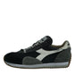 Diadora Black and Gray Equipe H Dirty Stone Wash Evo Sneakers