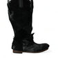 Dolce & Gabbana Opulent Gazelle Fur Mid Calf Boots