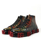 Dolce & Gabbana Multicolor High-Top Sneakers with Luxe Appeal