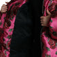 Dolce & Gabbana Elegant Rose Print Quilted Jacket