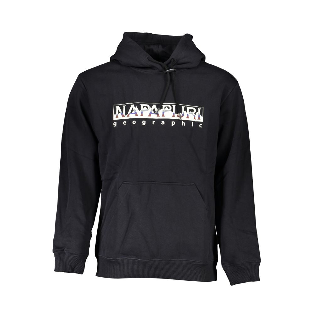 Napapijri Chic Black Hooded Fleece Sweatshirt