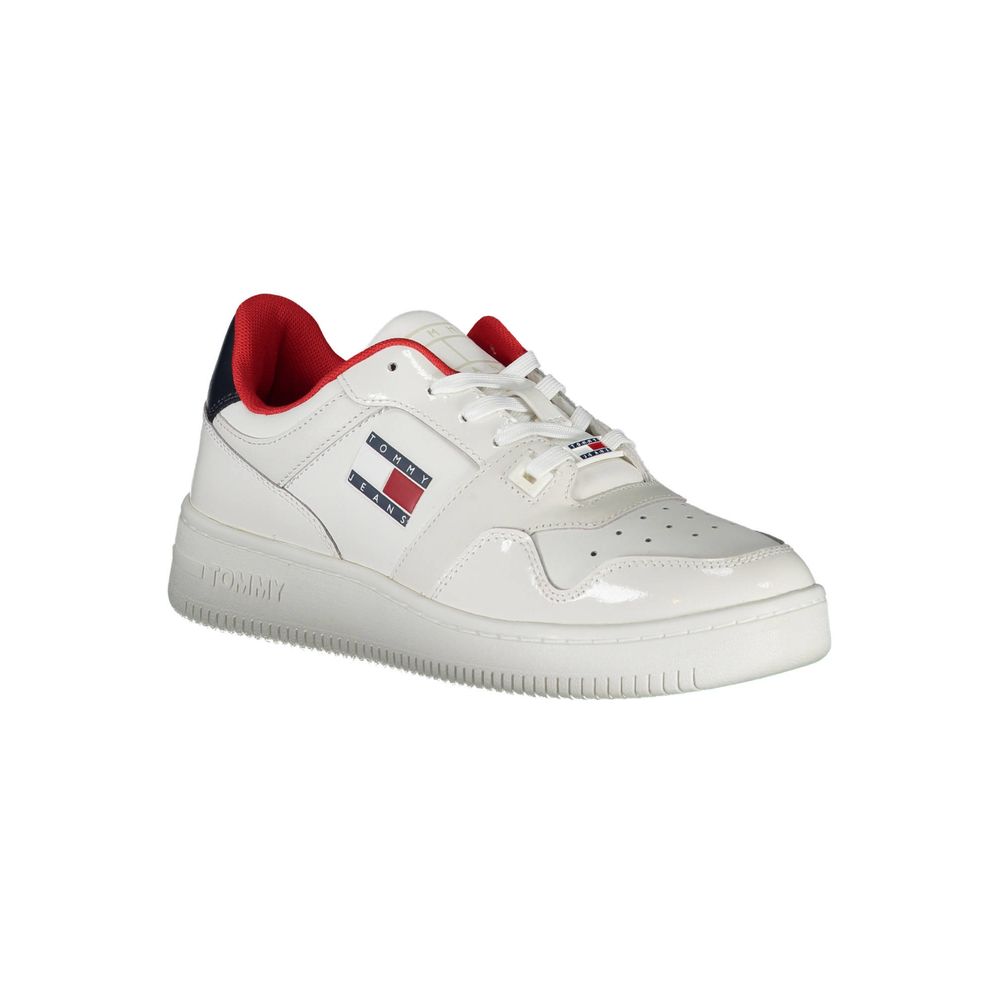 Tommy Hilfiger White Leather Women Sneaker