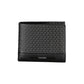 Calvin Klein Sleek Black Leather Wallet with Contrast Details