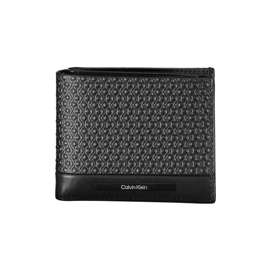 Calvin Klein Elegant Black Leather RFID Wallet