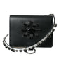 Dolce & Gabbana Elegant Crystal-Embellished Leather Card Holder