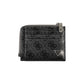 Guess Jeans Sleek Black Leather Wallet with Contrasting Accents