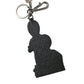 Dolce & Gabbana Elegant Multicolor Leather Keychain