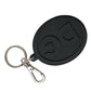 Dolce & Gabbana Chic Black and Silver Logo Keychain