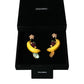 Dolce & Gabbana Chic Clip-on Banana Dangle Earrings