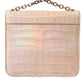 Balenciaga Elegant Mini Chain Beige Clutch for Evening Elegance