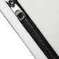 Dolce & Gabbana White Calf Leather Lanyard Logo Card Holder Wallet