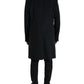 Dolce & Gabbana Black Wool Cashmere Trench Coat Jacket