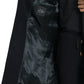 Dolce & Gabbana Black Wool Cashmere Trench Coat Jacket