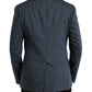 Dolce & Gabbana Blue Linen NAPOLI Single Breasted Coat Blazer