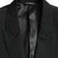 Dolce & Gabbana Black Wool MARTINI Formal 2 Piece Suit