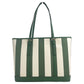 Michael Kors Jet Set Travel Large TZ Shoulder PVC Tote Bag Purse Fern Green