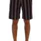 Dolce & Gabbana Casual Striped Cotton Shorts