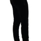Ermanno Scervino Sleek High-Waist Black Trousers