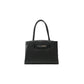 Plein Sport Chic Ebony Tote with Silver Logo Accent